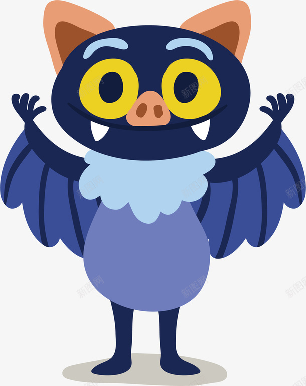 万圣节蝙蝠怪矢量图ai免抠素材_88icon https://88icon.com happyhallowee happyhalloween 万圣节 万圣节蝙蝠 矢量png 蝙蝠 蝙蝠怪 矢量图