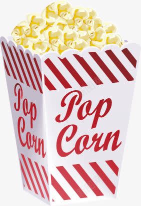 快餐食品爆米花png免抠素材_88icon https://88icon.com 快餐 爆米花 食品