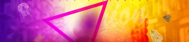 紫黄色梦幻电商海报jpg设计背景_88icon https://88icon.com 梦幻 海报 黄色