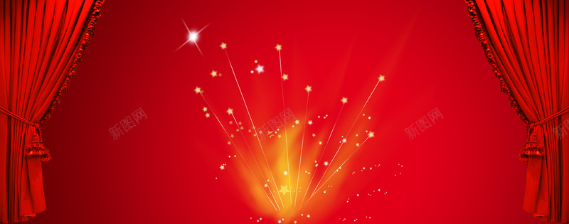 过年新年喜庆舞台背景bannerpsd设计背景_88icon https://88icon.com banner 中国风 喜庆 新年 春节 海报banner 背景 舞台 过年