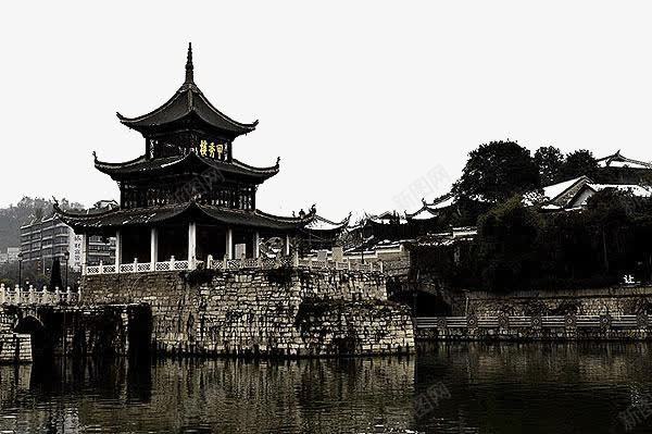 贵阳景区甲秀楼png免抠素材_88icon https://88icon.com 旅游景区 甲秀楼 著名景点 贵阳 贵阳景区