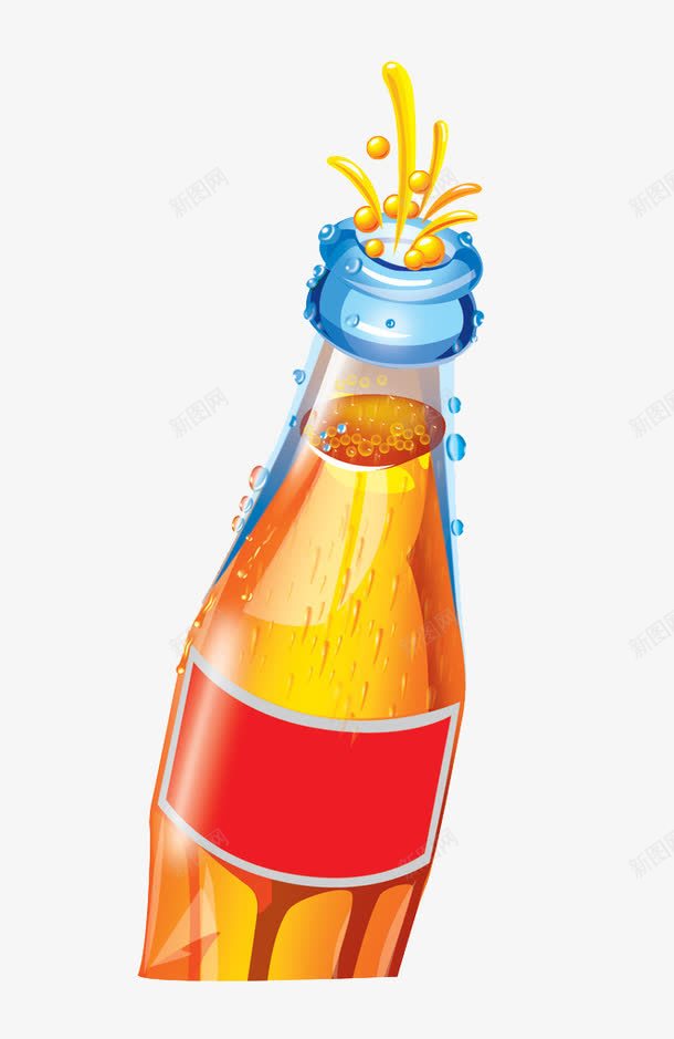 饮料瓶子png免抠素材_88icon https://88icon.com 水 汽水 碳酸 饮料
