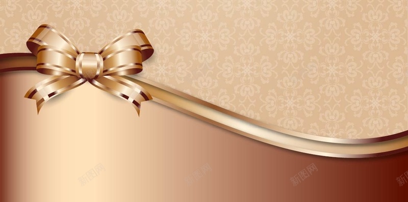 优美暗花纹蝴蝶结浅棕色H5背景矢量图ai设计背景_88icon https://88icon.com H5h5 H5背景 光感 古典暗纹 棕色 流畅线条 矢量图 纹蝴蝶 质感蝴蝶结