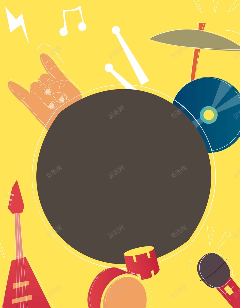 矢量扁平化音乐卡通手绘插画ai设计背景_88icon https://88icon.com 卡通 可爱 扁平化 手绘 插画 矢量 简约 音乐 矢量图