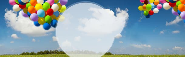 淘宝护肤品清新背景bannerjpg设计背景_88icon https://88icon.com 清新 热气球