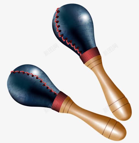 沙锤乐器png免抠素材_88icon https://88icon.com 响声 声音 沙锤