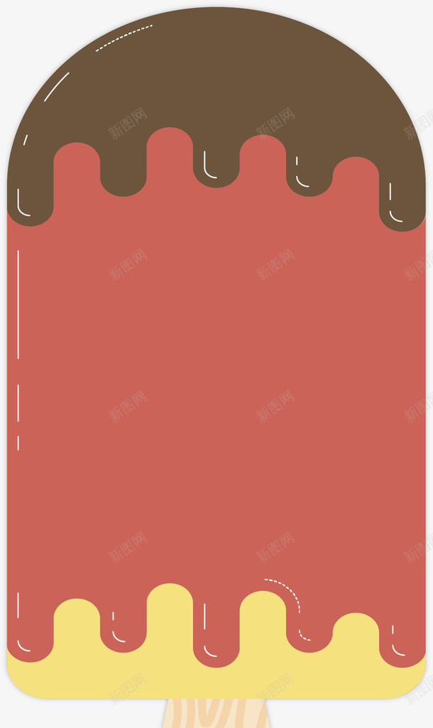 巧克力酱红色冰棒矢量图ai免抠素材_88icon https://88icon.com 冰棒 夏天 夏天冰棒 巧克力酱 矢量png 红色冰棒 矢量图