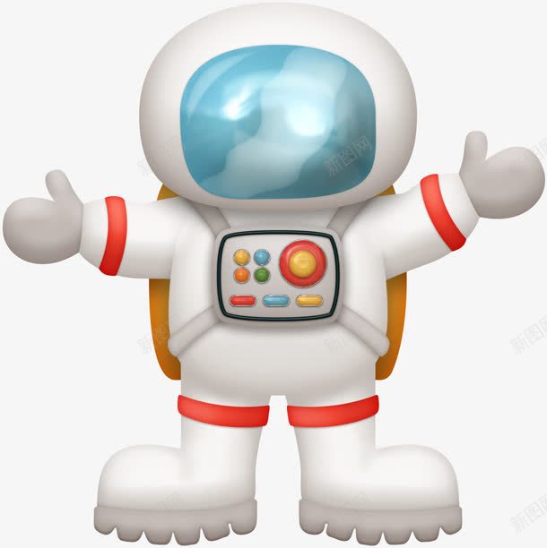 太空人png免抠素材_88icon https://88icon.com 卡通人物 可爱太空人 太空人 宇航员 机器人