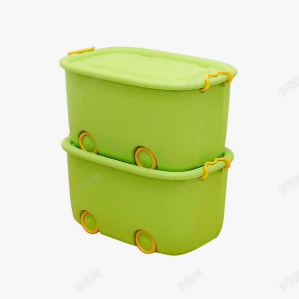 整理箱装饰png免抠素材_88icon https://88icon.com 整理箱 矢量装饰 箱子 绿色 装饰