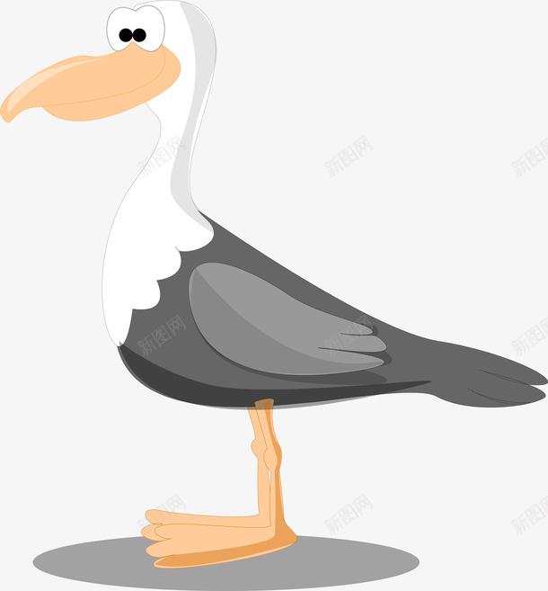 卡通鸬鹚矢量图ai免抠素材_88icon https://88icon.com Q版鸬鹚 手绘鸬鹚 水老鸦 鱼鹰 矢量图