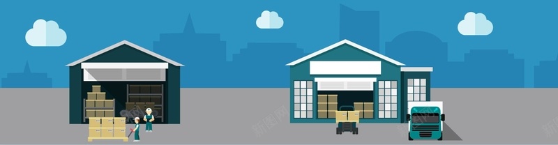 卡通仓库的概念图矢量图ai设计背景_88icon https://88icon.com 仓库 励志 劳动 勤劳 卡通 喜悦 户外 手绘 晴天 概念 物流 运输 鼓励 矢量图