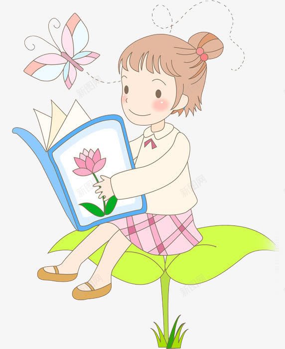 检查作业的女孩png免抠素材_88icon https://88icon.com 作业 可爱 女孩 检查作业