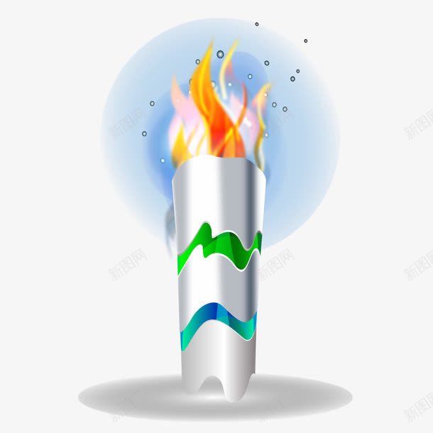 奥运火把png免抠素材_88icon https://88icon.com 传递 火炬 焰火 装饰