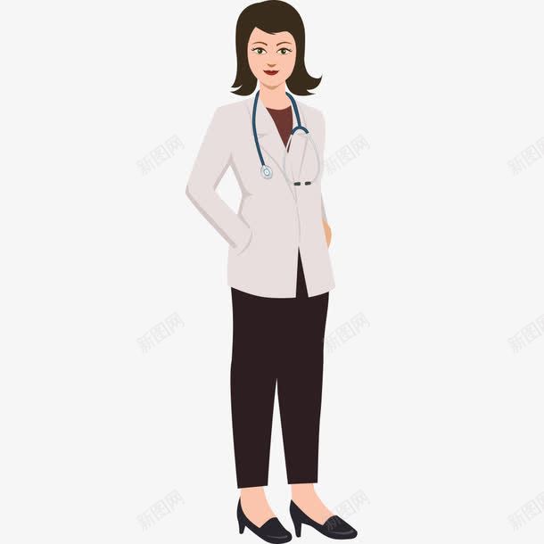 一位女医生png免抠素材_88icon https://88icon.com png图形 png装饰 卡通 女医生 手绘 装饰