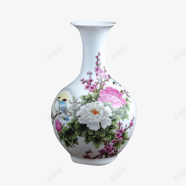 牡丹花图案花瓶png免抠素材_88icon https://88icon.com 特大号花瓶 花卉图案 花瓶 花瓶实物素材
