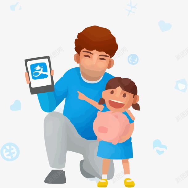 手机支付插画矢量图eps免抠素材_88icon https://88icon.com 付款 免抠手机支付PNG素材 创意 手机支付 矢量图