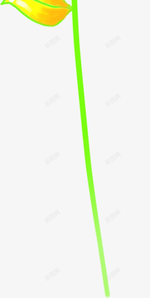 黄色卡通向日葵手绘png免抠素材_88icon https://88icon.com 卡通 向日葵 黄色
