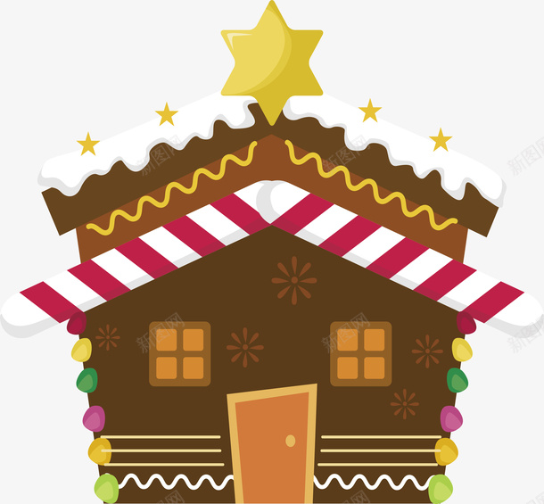 巧克力圣诞小屋饼干矢量图ai免抠素材_88icon https://88icon.com 圣诞节 圣诞饼干 巧克力 手工饼干 矢量png 饼干 矢量图