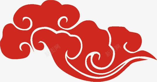 红色的祥云图png免抠素材_88icon https://88icon.com 祥云图 红色 鸿运