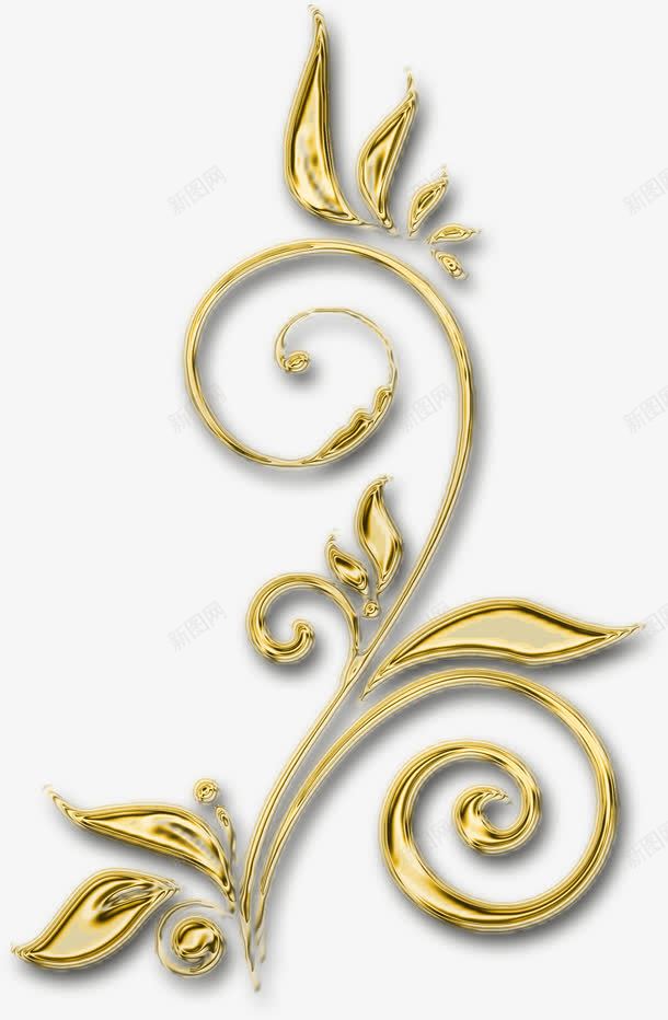 欧式立体树叶花纹png免抠素材_88icon https://88icon.com 树叶 欧式 立体 花纹