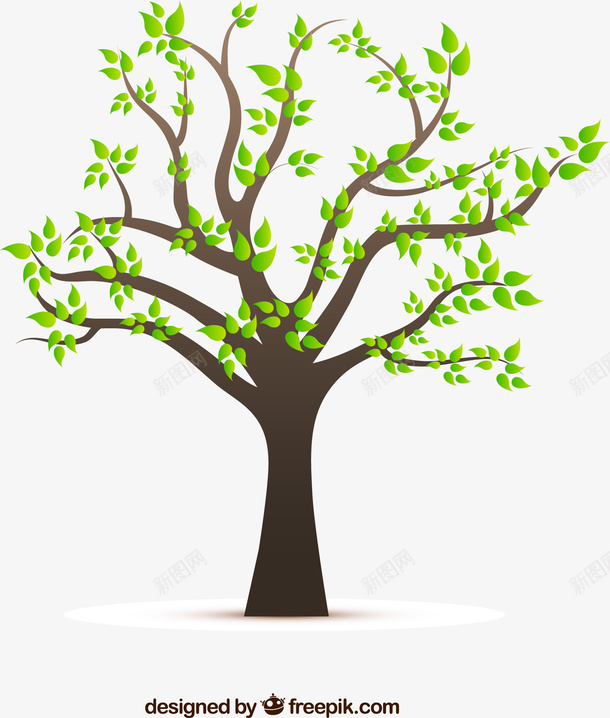 树木矢量图ai免抠素材_88icon https://88icon.com 卡通 树木 绿树 矢量图