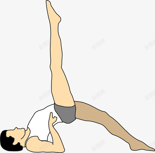 锻炼的人png免抠素材_88icon https://88icon.com 健康 卡通 翘腿 锻炼