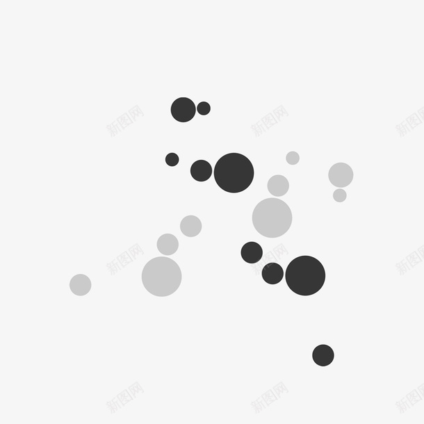 黑色泡泡漂浮psd免抠素材_88icon https://88icon.com 黑色泡泡漂浮