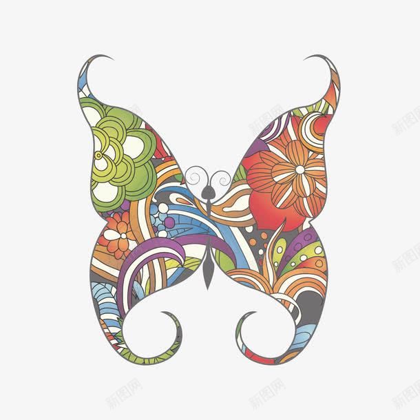 古典花纹蝴蝶png免抠素材_88icon https://88icon.com 古典元素 花纹 蝴蝶