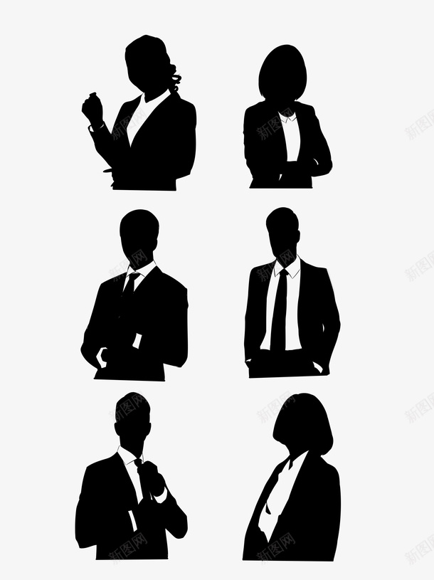简约人物剪影png免抠素材_88icon https://88icon.com 人物剪影 商务 简约 高清