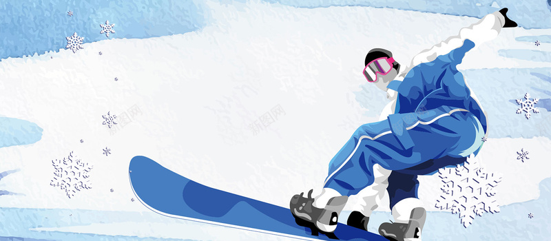 冬季滑雪小清新手绘蓝色bannerpsd设计背景_88icon https://88icon.com 冬天 冬季 冬季暖歌 冬日暖歌 冬至 大寒 大雪 寒冬 小寒 小雪 暖冬 节气 设计 雪 雪景 雪花