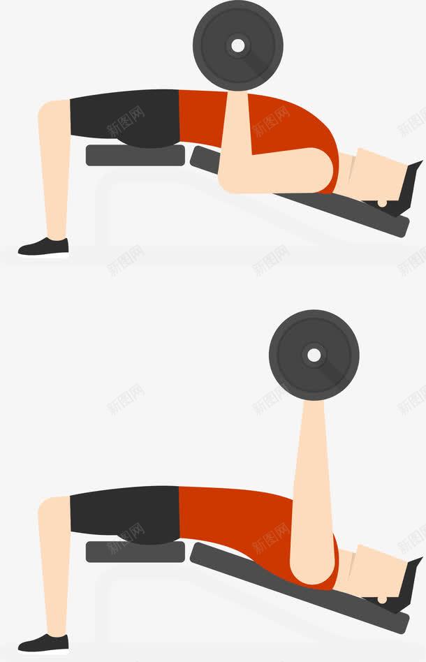 举重运动示范png免抠素材_88icon https://88icon.com 举杠铃 举重 举重锻炼 健身房 动作示范 矢量png