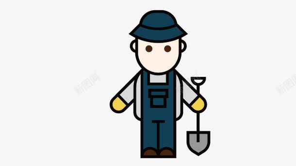 农民工矢量图eps免抠素材_88icon https://88icon.com 农民工 卡通工人 工人 矢量图