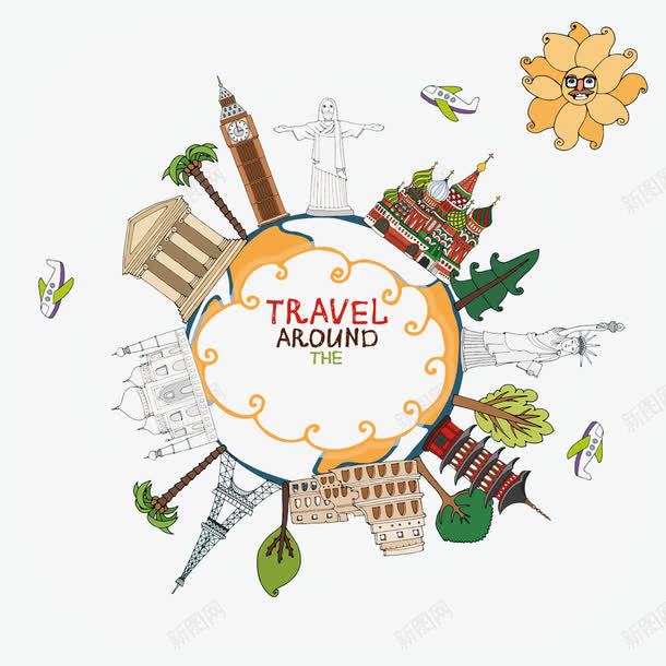 旅游艾菲尔铁塔椰子树大本钟矢量图eps免抠素材_88icon https://88icon.com 大本钟 旅游 椰子树 艾菲尔铁塔 矢量图