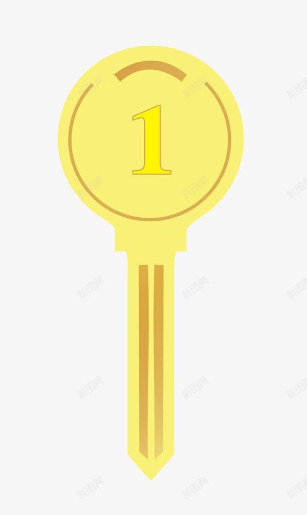 钥匙牌子png免抠素材_88icon https://88icon.com 图形 手举牌 钥匙 黄色