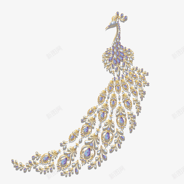 紫色孔雀宝石矢量图ai免抠素材_88icon https://88icon.com 孔雀 宝石 紫色 紫色孔雀 紫色宝石 装饰图案 矢量图