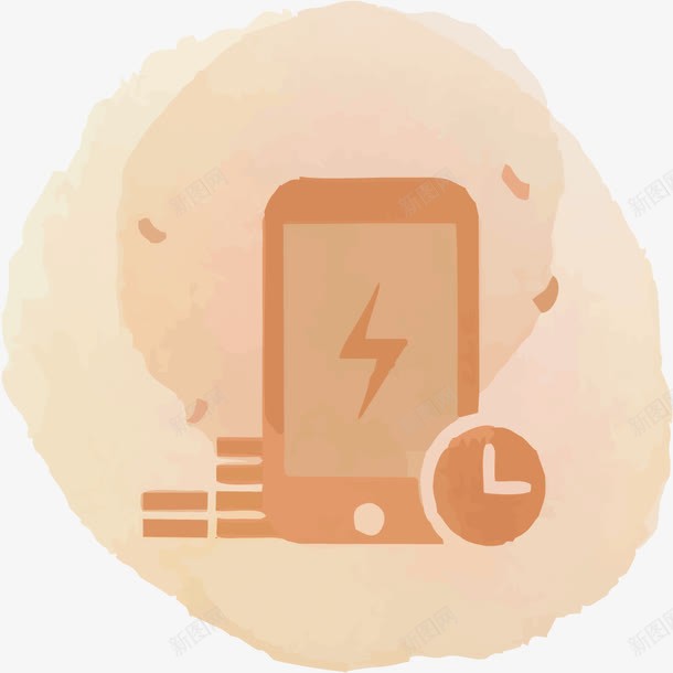手绘手机与金钱插画png免抠素材_88icon https://88icon.com 免抠金钱插画 创意 手机 金钱