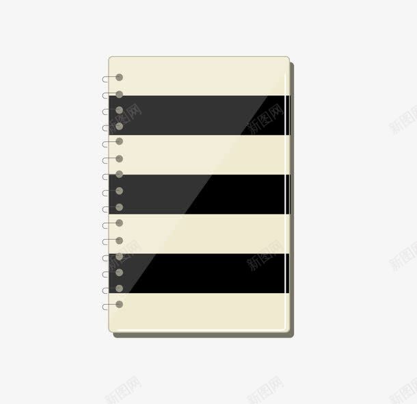 黄黑色笔记本记事本png免抠素材_88icon https://88icon.com 本 矢量记事 笔记本 记事本 黄黑色记事本