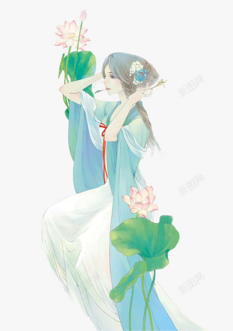 美女png免抠素材_88icon https://88icon.com 人物 古风 美貌