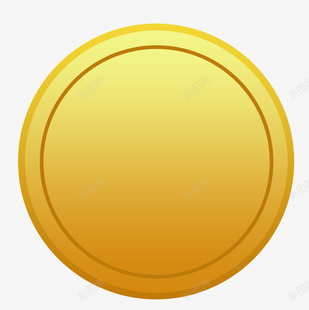 扁平化金币psd免抠素材_88icon https://88icon.com 扁平化 金币 金色 钱币