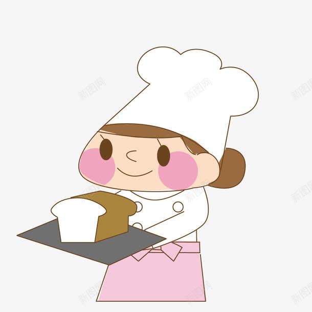 卡通返点厨师人物png免抠素材_88icon https://88icon.com 人物 动漫人物 卡通人物 厨师 厨师帽 糕点师