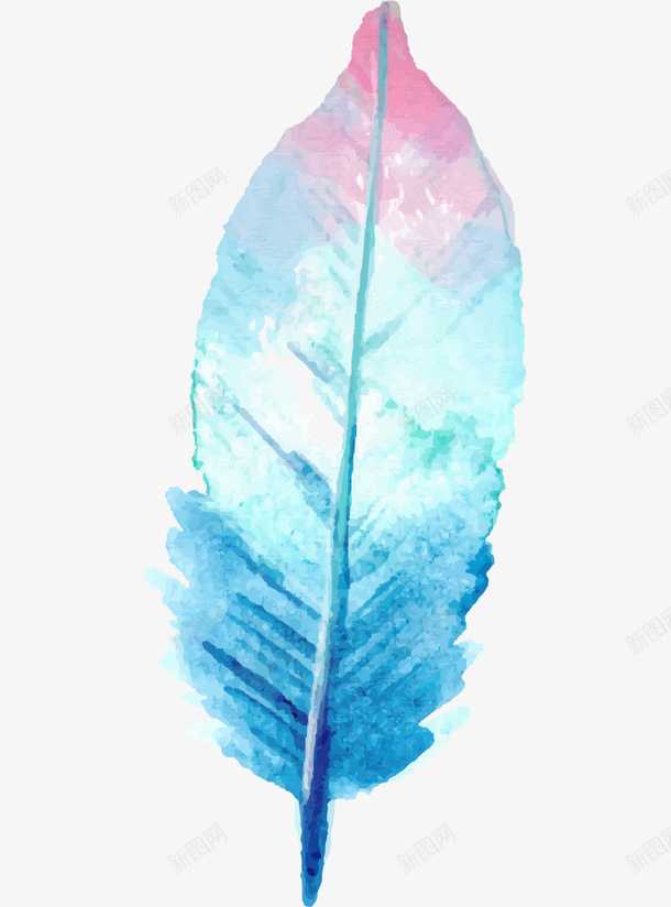 手绘彩色羽毛png免抠素材_88icon https://88icon.com 手绘 手绘彩色羽毛 水彩画 绘画 羽毛 自然 风格