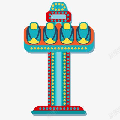 过山车png免抠素材_88icon https://88icon.com 游乐园游戏设施过山车