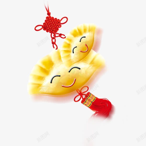 卡通金色饺子png免抠素材_88icon https://88icon.com 卡通 微笑 金色 饺子