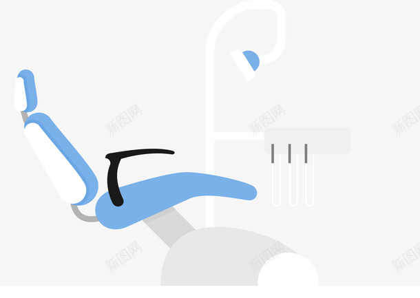 牙科桌椅矢量图ai免抠素材_88icon https://88icon.com 桌椅 牙医 牙科 矢量桌椅 蓝色 蓝色桌椅 蓝色牙科座椅 矢量图