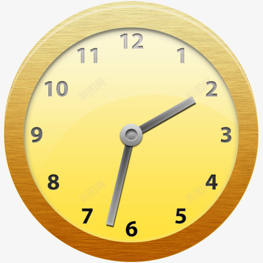 卡通钟表png免抠素材_88icon https://88icon.com 手绘种 表 黄色 黄色钟表
