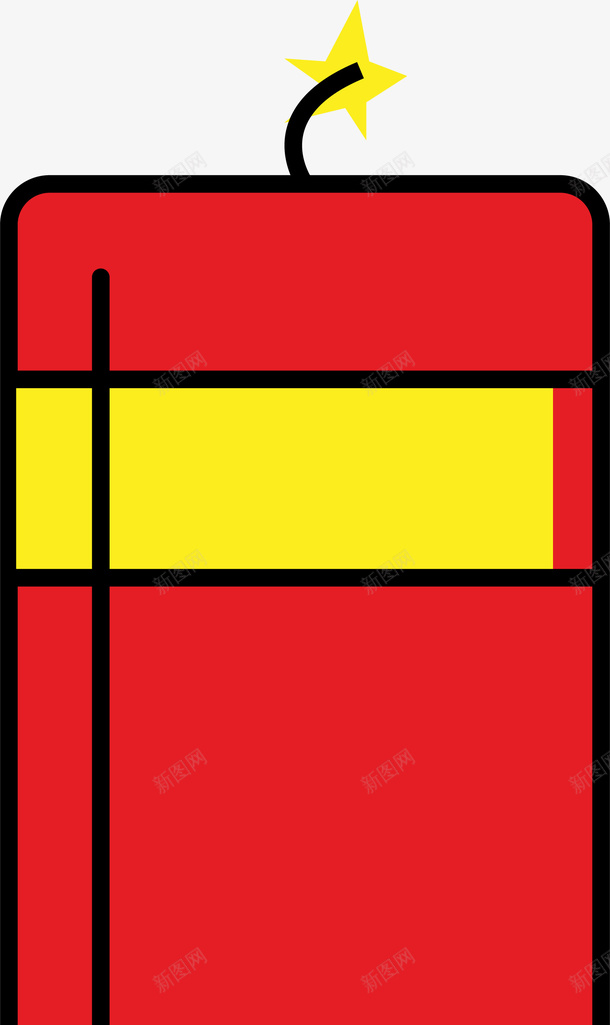 手绘新年鞭炮简笔画矢量图ai免抠素材_88icon https://88icon.com 卡通新年鞭炮 手绘炮竹 手绘鞭炮简笔画 新年鞭炮 春节 炮竹 矢量图 节日炮竹 过年简笔 鞭炮