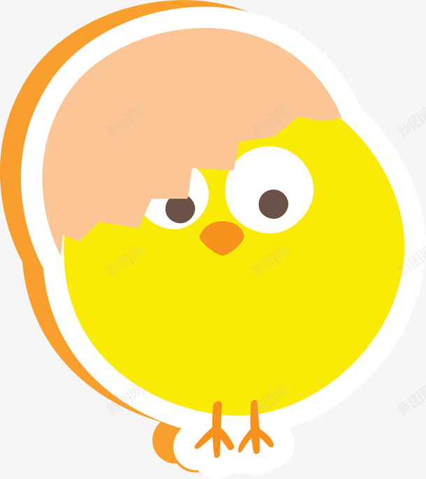 黄色卡通蛋壳小鸡png免抠素材_88icon https://88icon.com Easter Happy Q版小黄鸡 复活节 复活节彩蛋 复活节快乐 小黄鸡 蛋壳小鸡