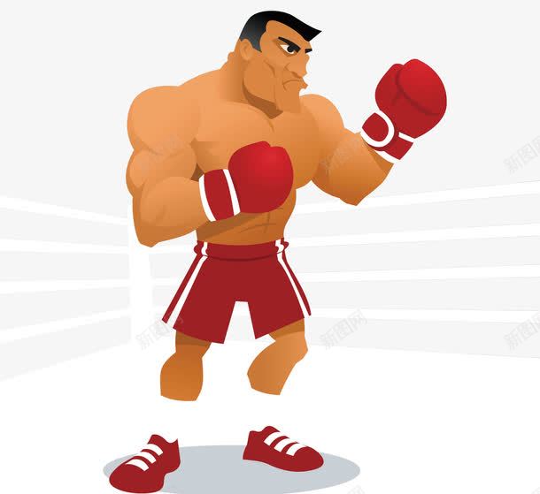 拳击格斗选手png免抠素材_88icon https://88icon.com 拳击手套 插画 格斗选手 泰拳