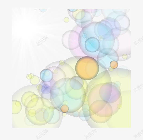 梦幻彩色泡泡png免抠素材_88icon https://88icon.com 彩色泡泡 气泡 泡泡素材 炫彩泡泡