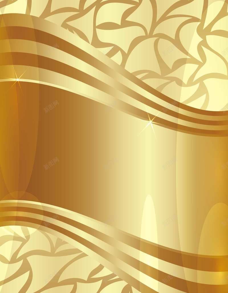 金色花纹渐变背景装饰矢量图ai设计背景_88icon https://88icon.com 渐变 矢量背景装饰 纹理 花纹 质感 边框 金属 金色渐变 矢量图